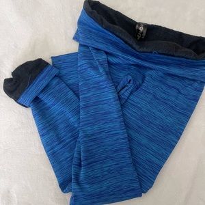 Blue Thermal Leggings